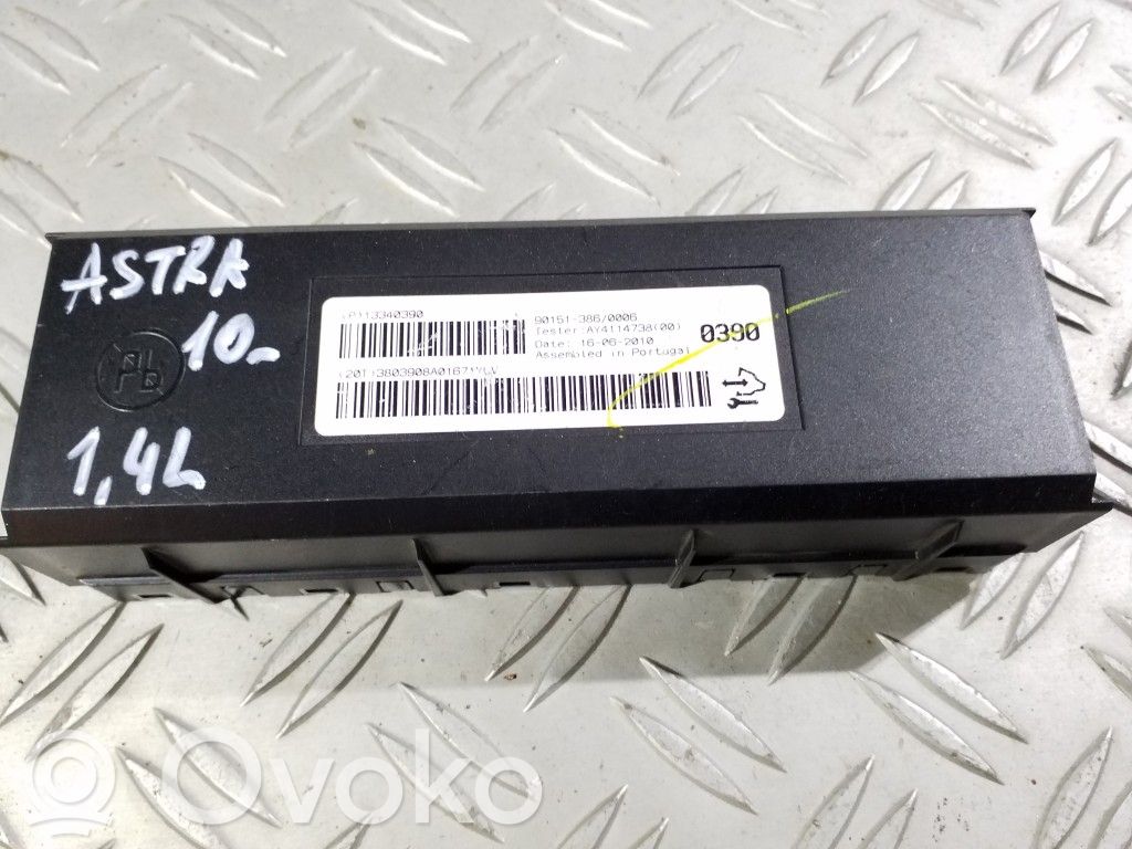 Opel Astra J Citu veidu vadības bloki / moduļi 