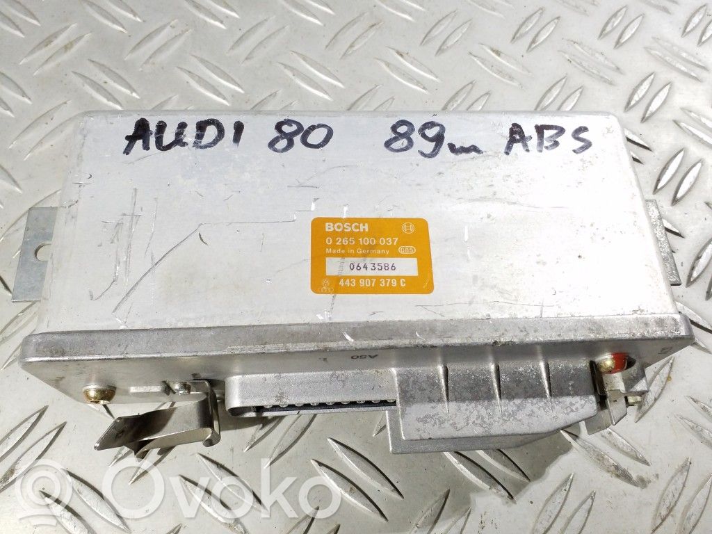 ABS control unit/module   0265100037,443907379C