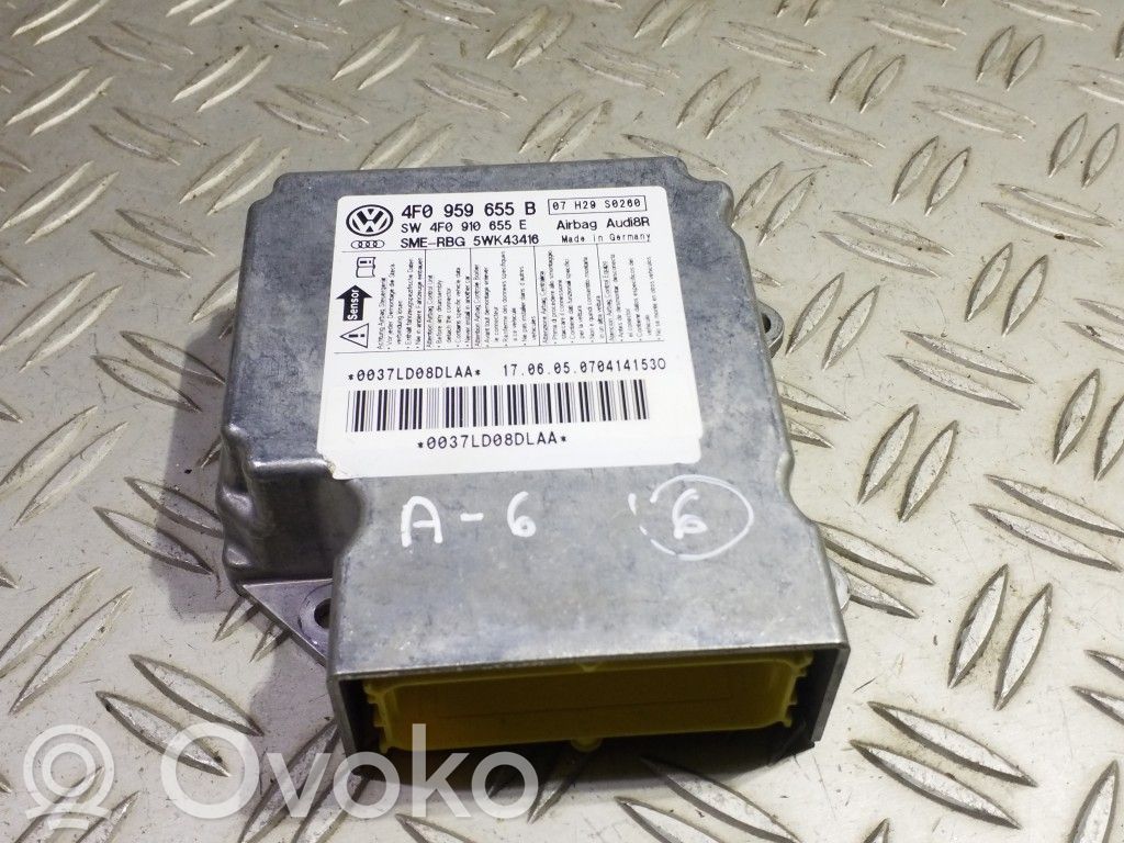 Audi A6 S6 C6 4F Sterownik / Moduł Airbag 