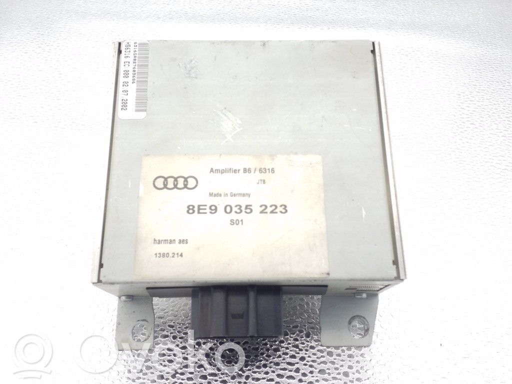 Audi A4 S4 B6 8E 8H Wzmacniacz audio 