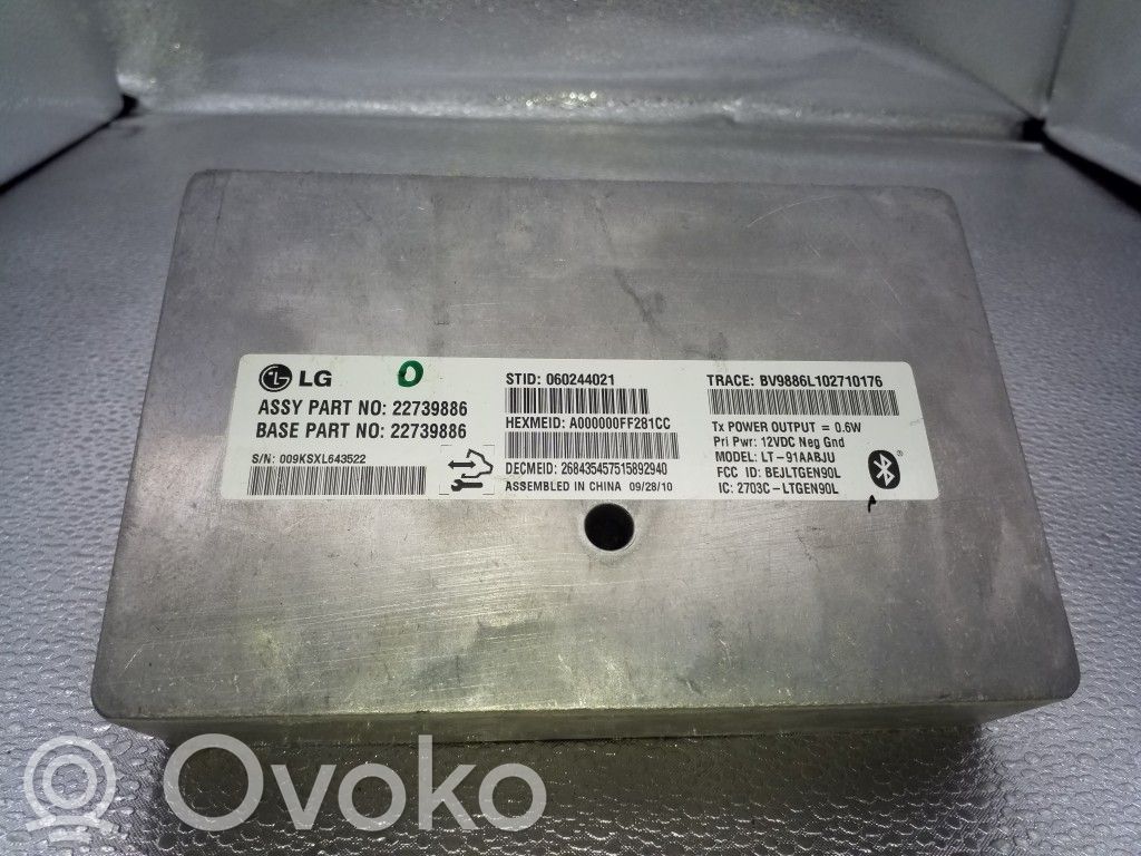 Chevrolet Cruze Bluetooth control unit module 