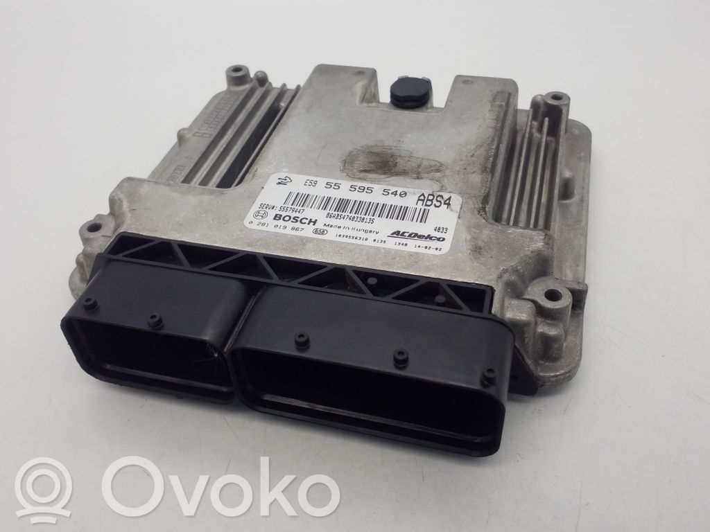 Engine control unit/module ECU   55595540,55579447,0281019867