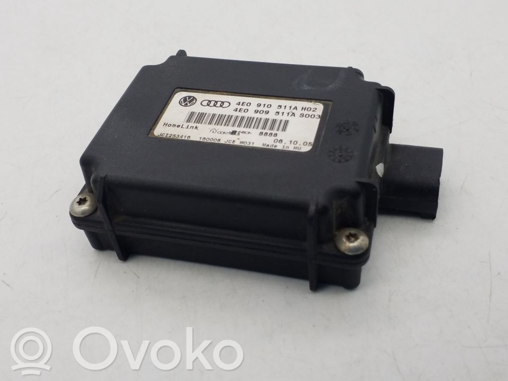 Audi A8 S8 D3 4E Garage door switch 
