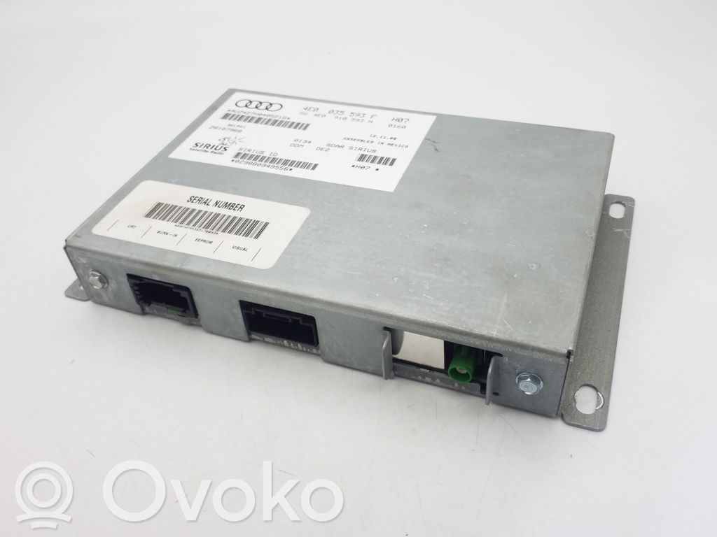 Head unit multimedia control   4E0035593F,4E0910593M