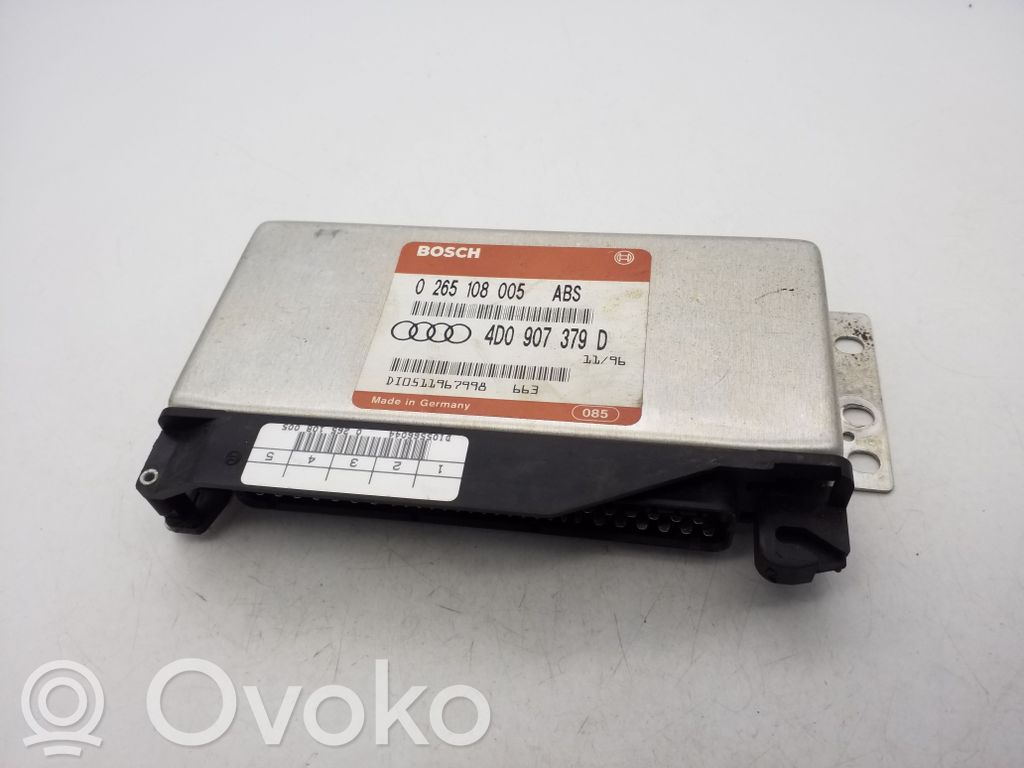 ABS control unit/module   4D0907379D,0265108005