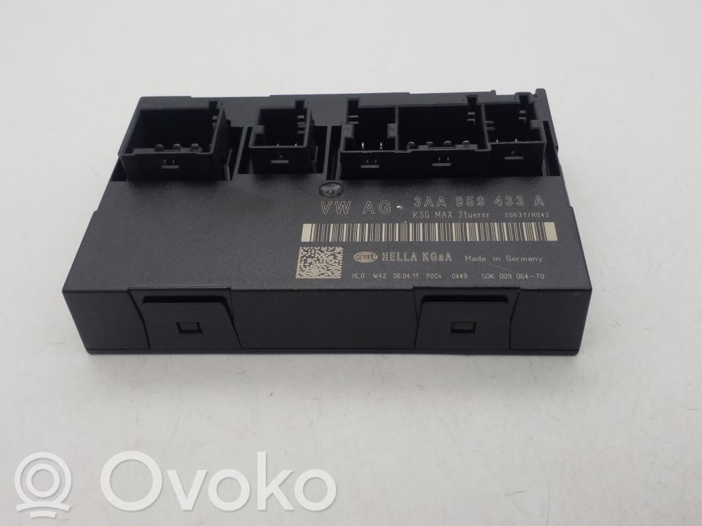 Volkswagen PASSAT CC Comfort/convenience module 