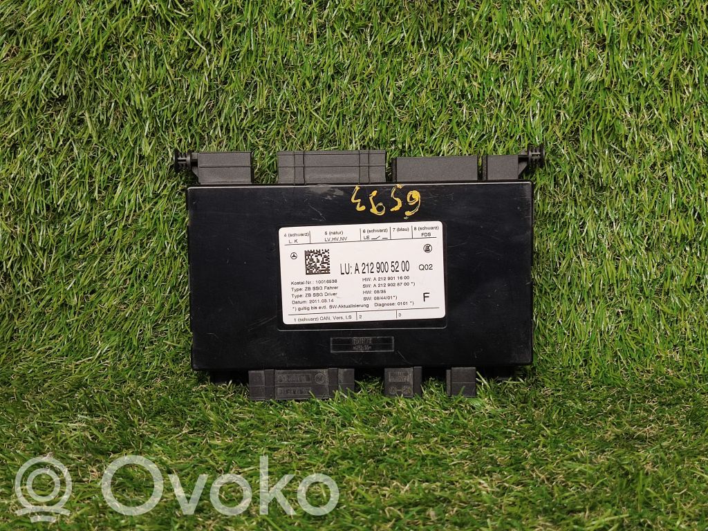 Module de commande de siège   A2129005200,A2129011600,A2129028700
