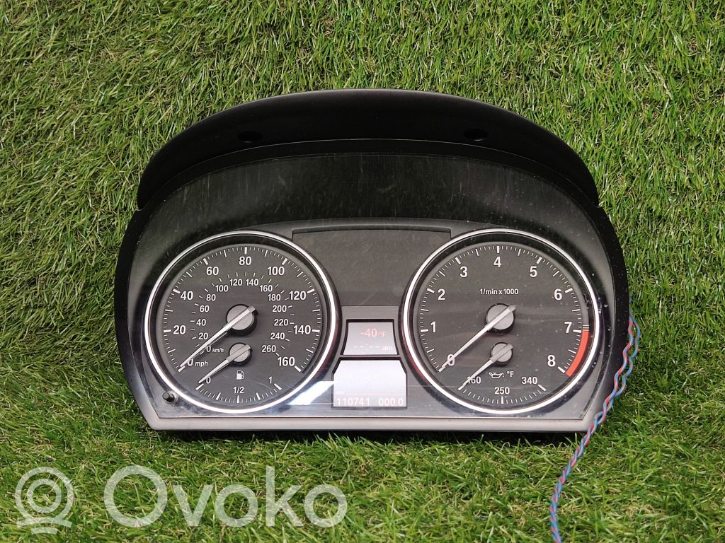 BMW 3 E92 E93 Spidometrs (instrumentu panelī) 