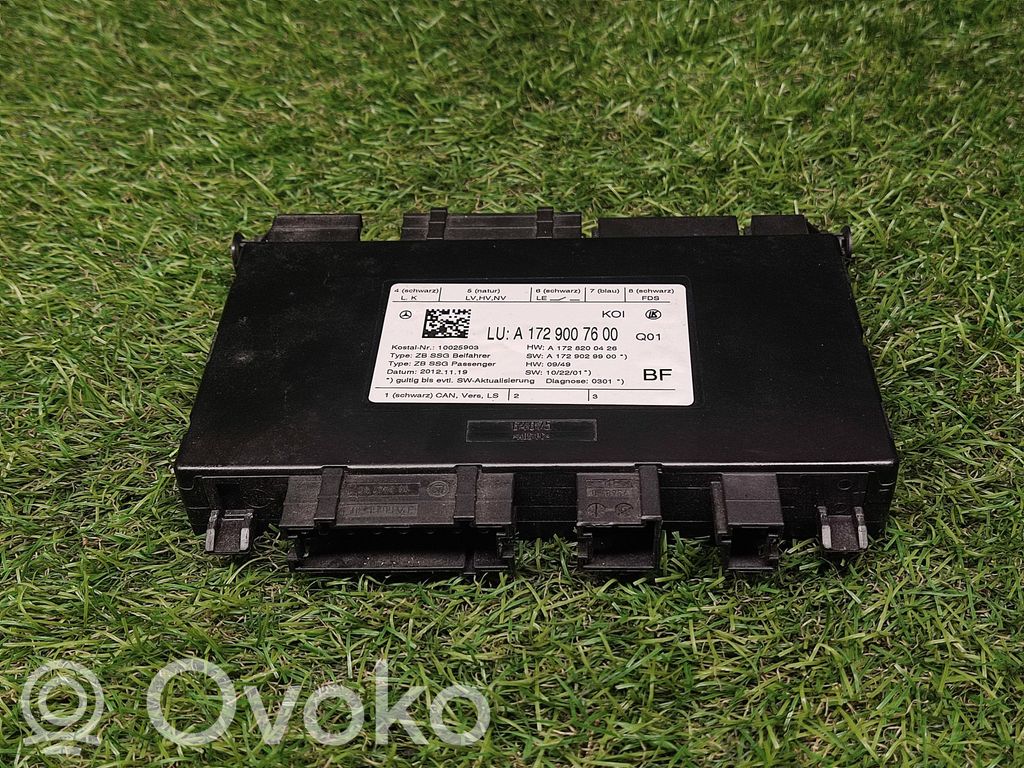 Mercedes-Benz E W212 Module de commande de siège 