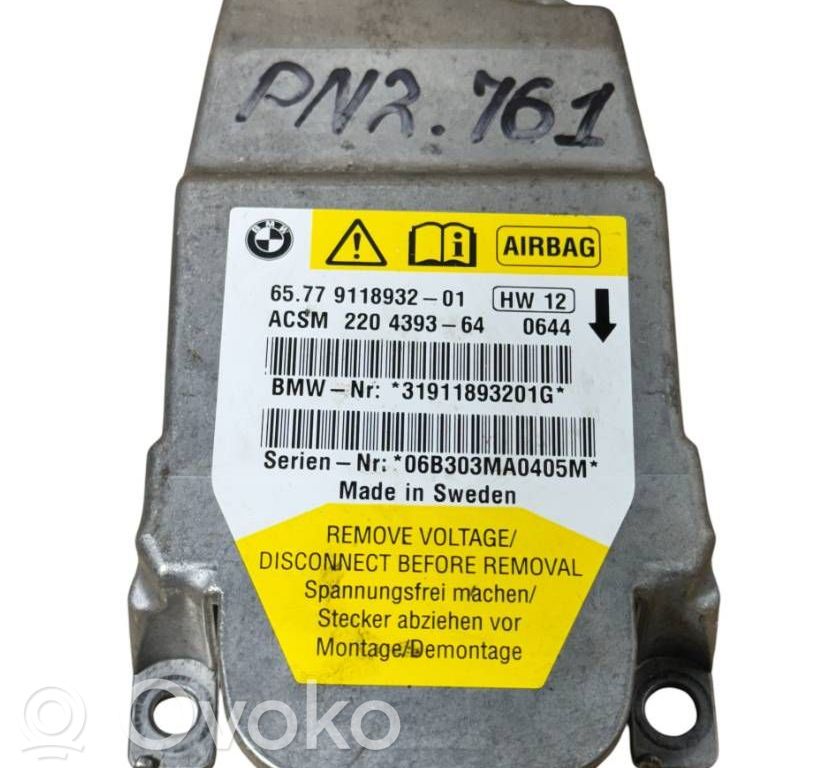 Airbag control unit/module   9118932