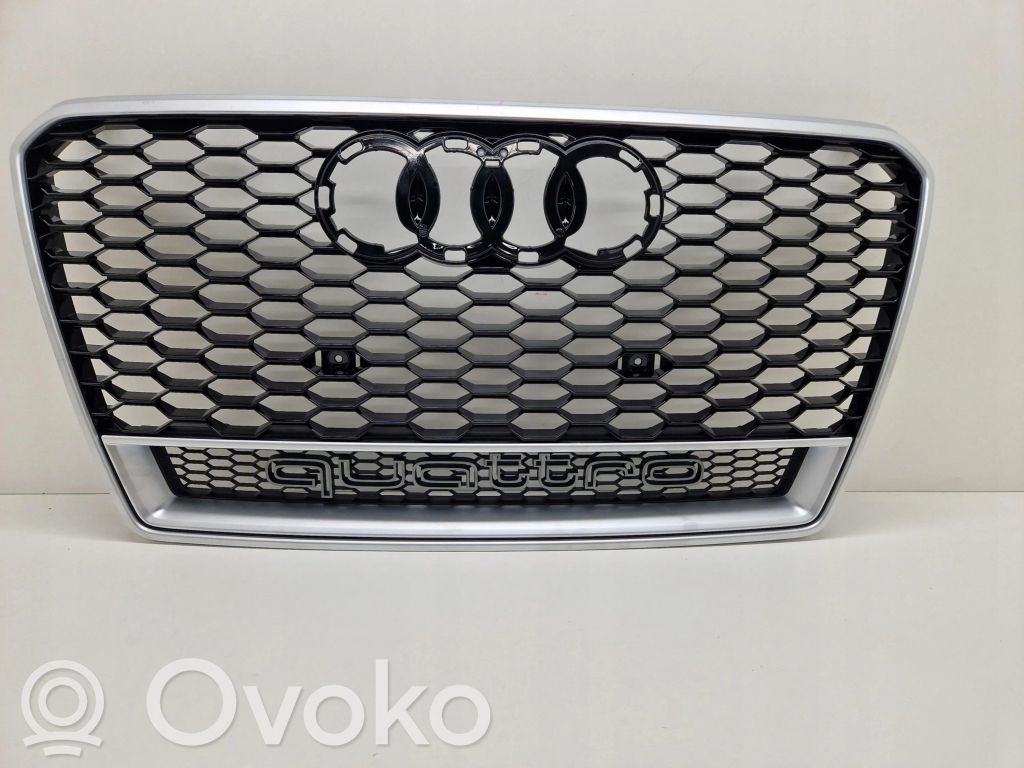 Audi RS6 C7 Rejilla superior del radiador del parachoques delantero 
