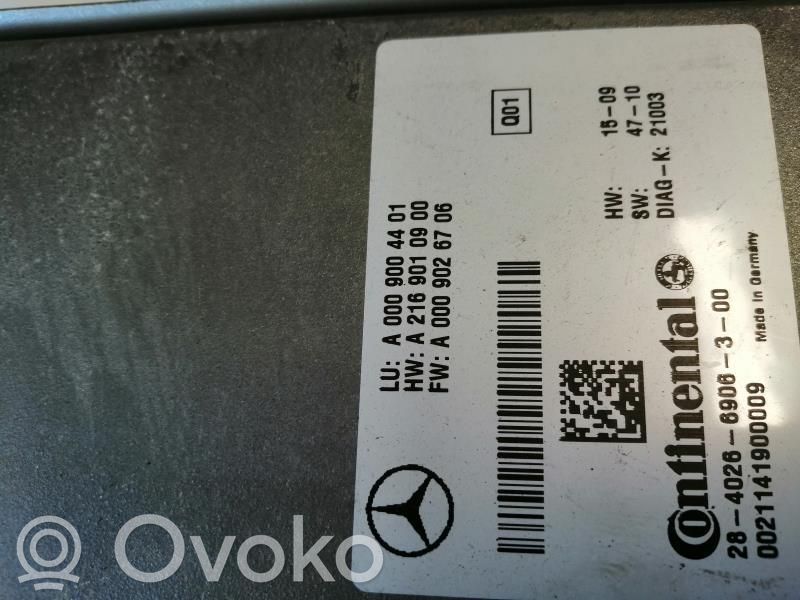 Mercedes-Benz S W221 Sterownik / Moduł parkowania PDC 