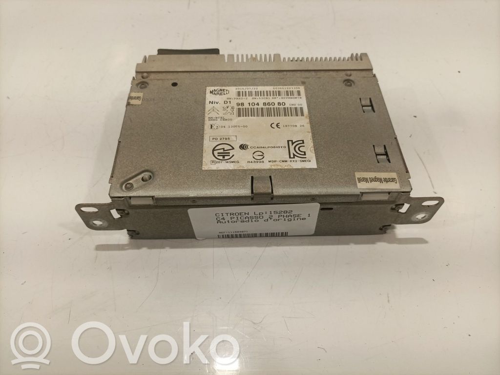 Citroen C4 II Picasso Radio/CD/DVD/GPS head unit 