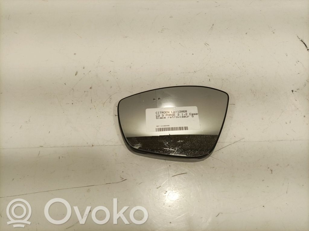 Citroen C3 Spoguļa stikls 