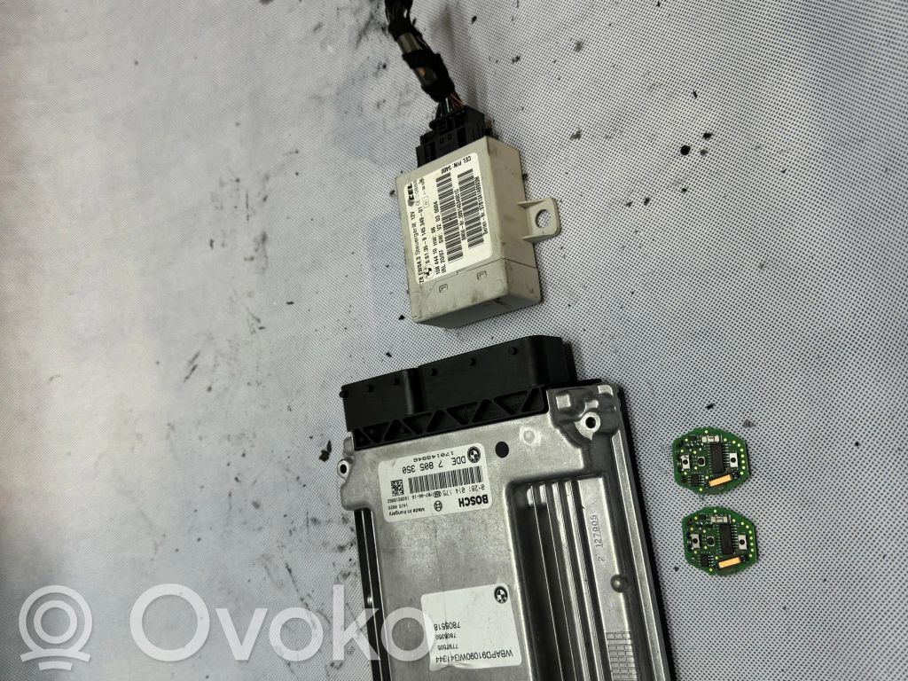 BMW X3 E83 Juego de cerradura y set ECU del motor 