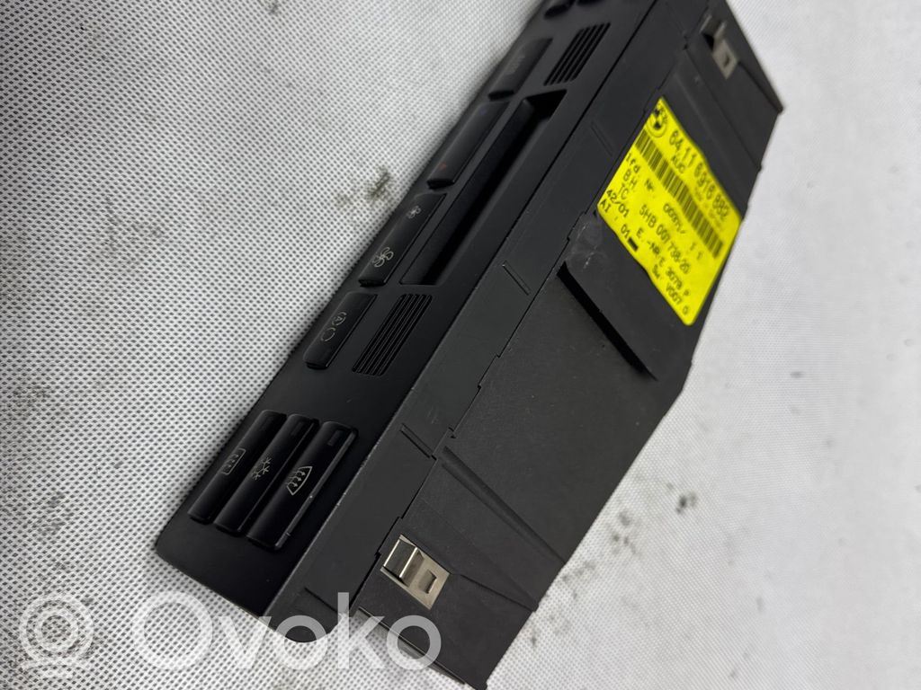 BMW 3 E46 Gaisa kondicioniera / klimata kontroles / salona apsildes vadības bloks (salonā) 