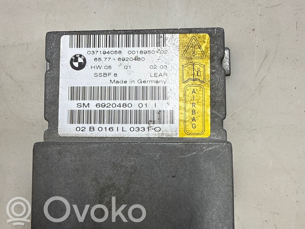 BMW 7 E65 E66 Airbag control unit/module 