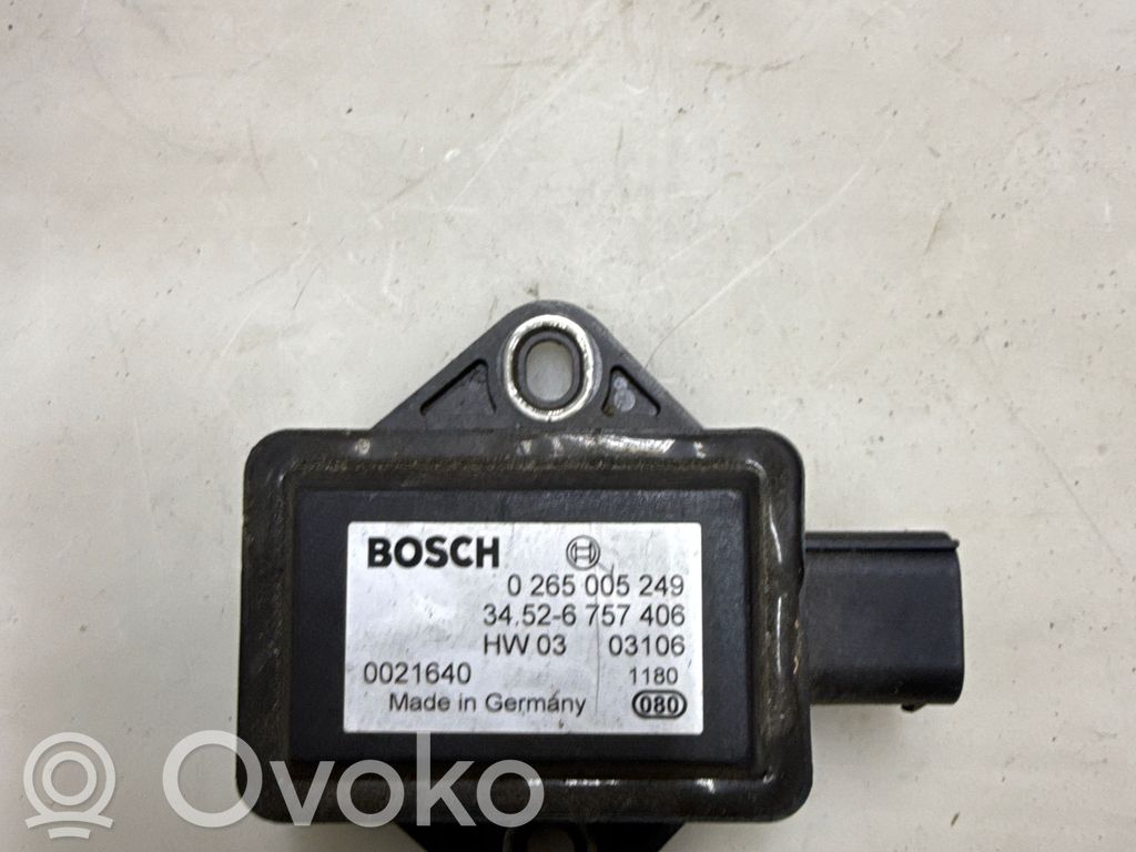 BMW 7 E65 E66 ESP acceleration yaw rate sensor 