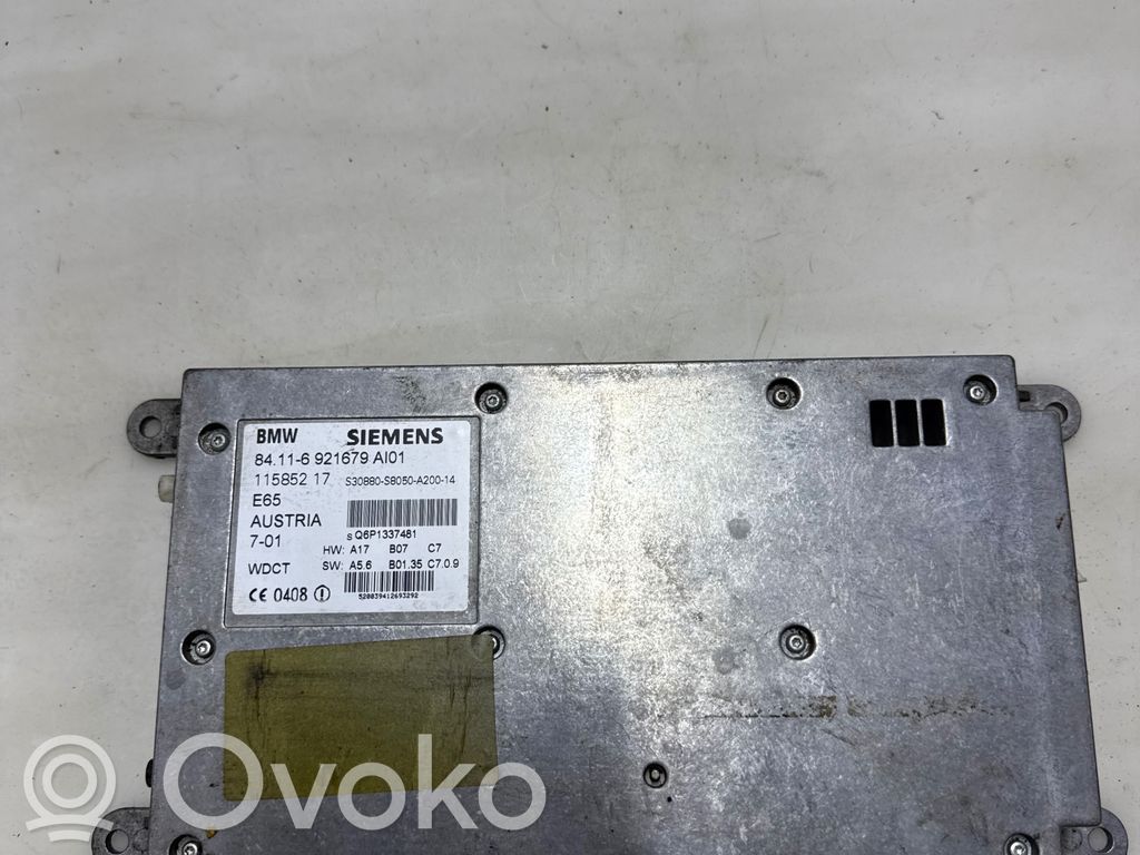 BMW 7 E65 E66 Tālruņa vadības bloks 