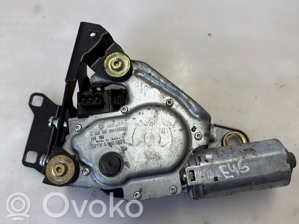 BMW 3 E46 Wischermotor Heckscheibe 