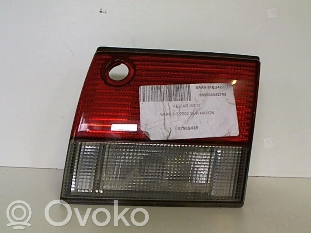 Saab 9-3 Ver1 Aizmugurējais lukturis pārsegā 