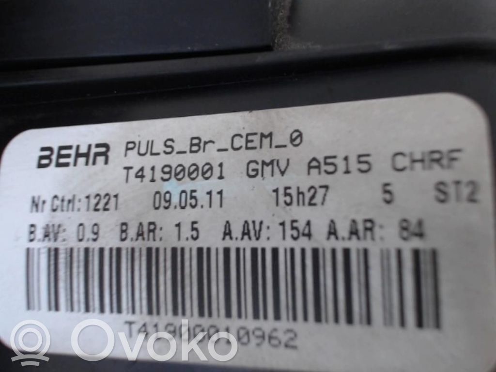 Citroen C3 Lämmittimen puhallin 