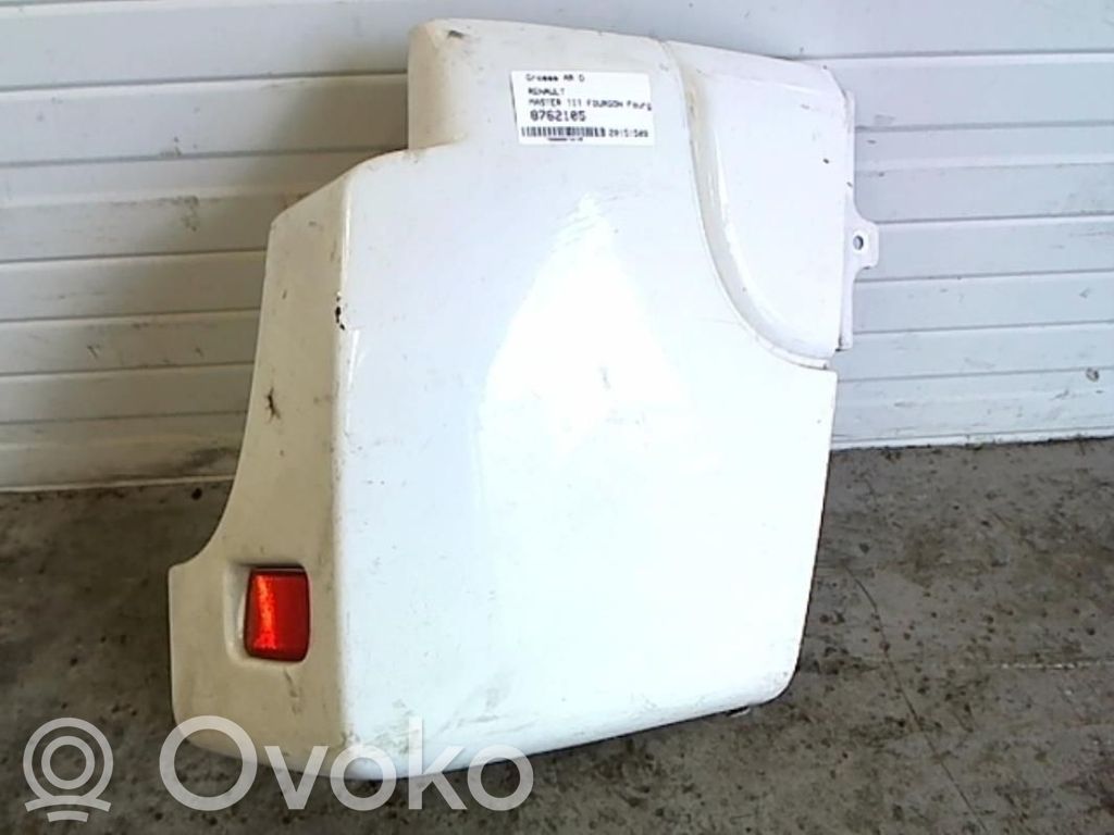 Rear bumper corner part panel trim