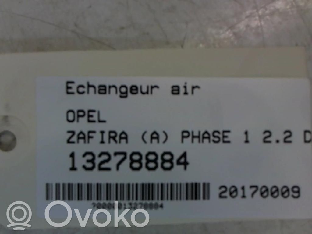Opel Zafira A Radiador intercooler 