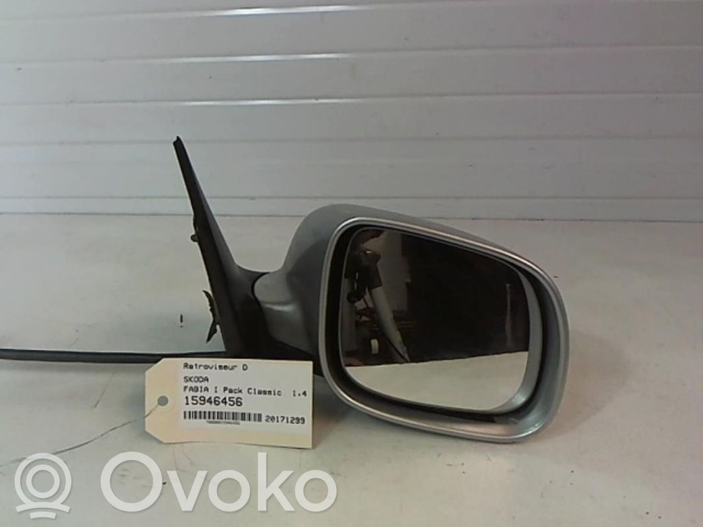 Skoda Fabia Mk1 (6Y) Manualne lusterko boczne drzwi przednich 