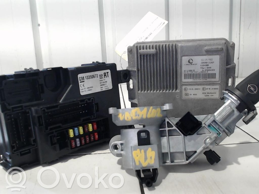 Opel Corsa D Engine ECU kit and lock set 