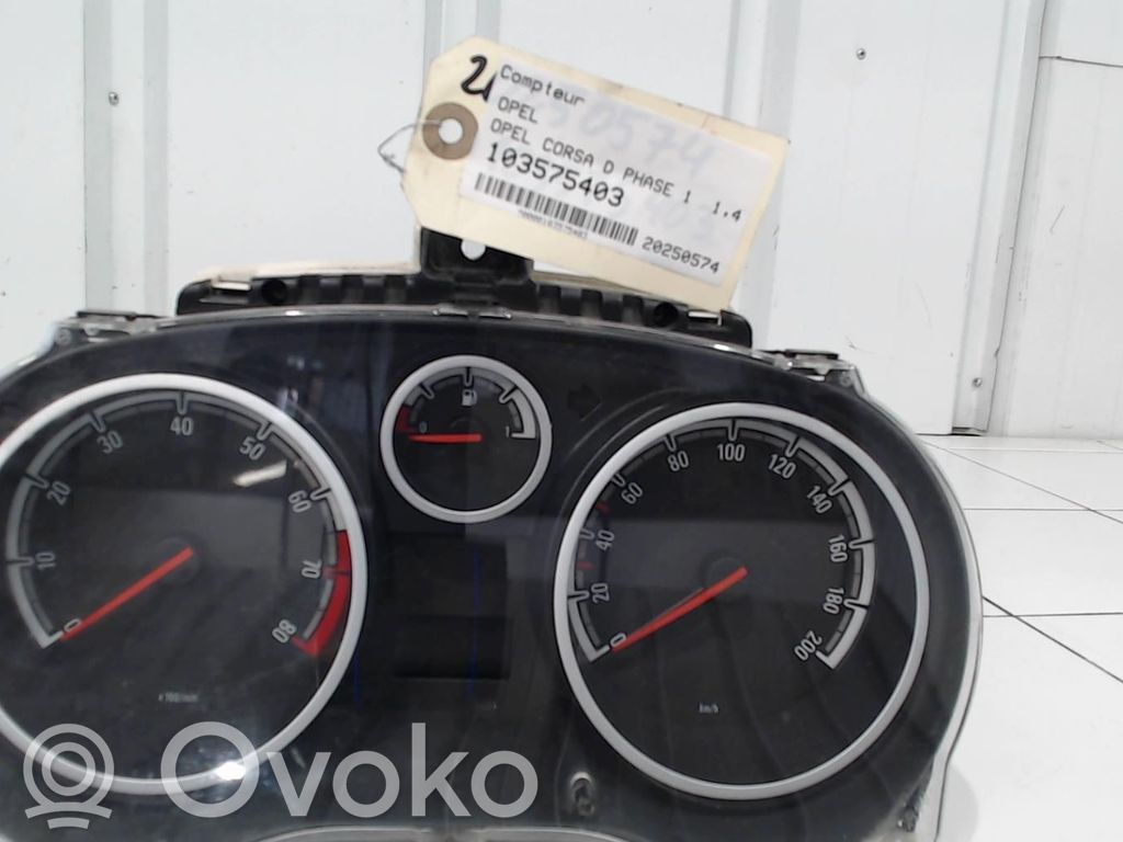 Opel Corsa D Speedometer (instrument cluster) 