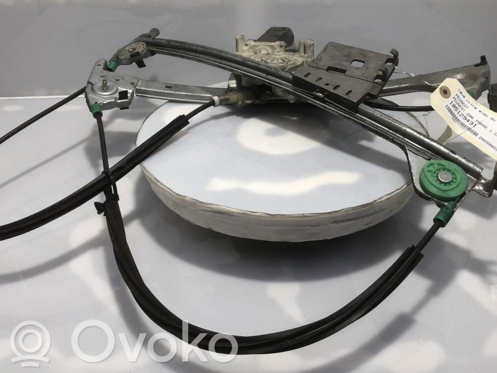Peugeot 206 CC Elektryczny podnośnik szyby drzwi przednich 
