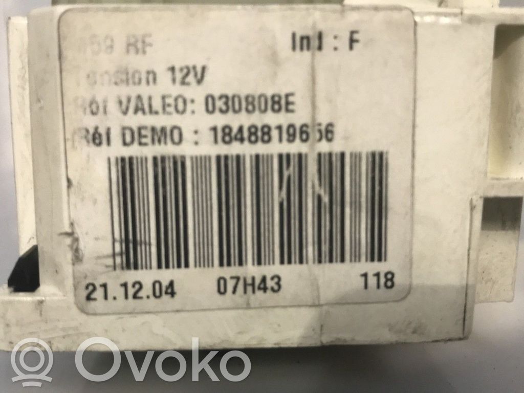 Citroen Berlingo Climate control unit 