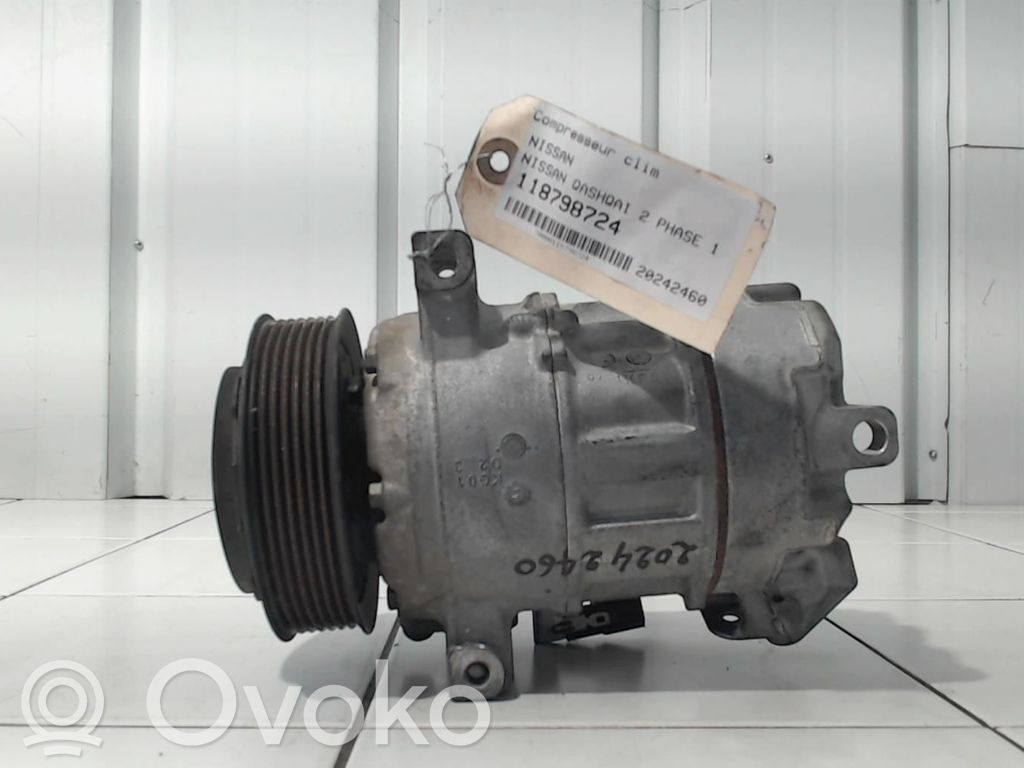 Nissan Qashqai Kompresor / Sprężarka klimatyzacji A/C 