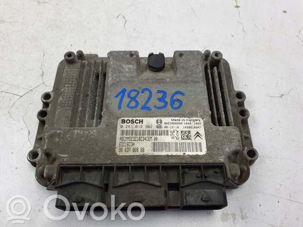 Engine control unit/module   0281012982