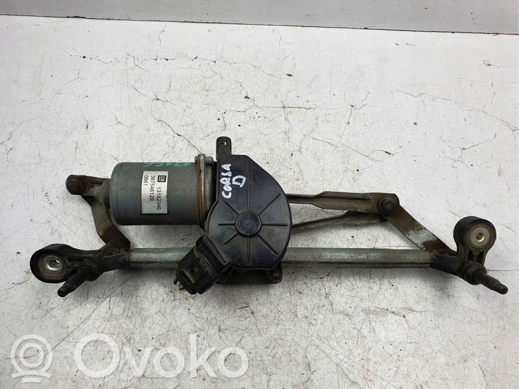 Front wiper linkage