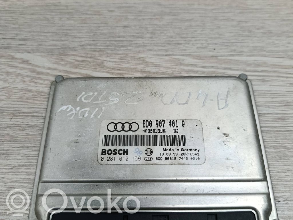 Engine control unit/module   8D0907401Q,0281010159,28RTE549