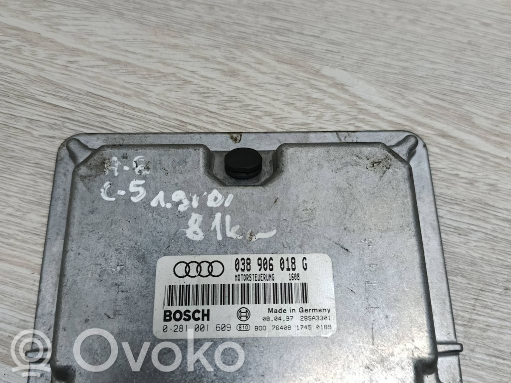 Engine control unit/module   038906018G,28SA3301,0281001609