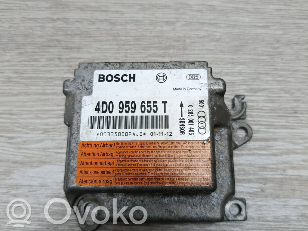 Audi A8 S8 D2 4D Airbagsteuergerät 