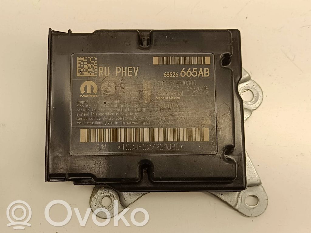Airbag control unit/module   68526665AB,23087A,A3C0679310300