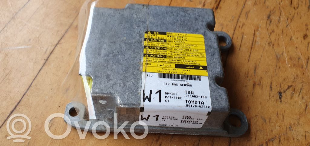 Toyota Corolla E120 E130 Centralina/modulo airbag 
