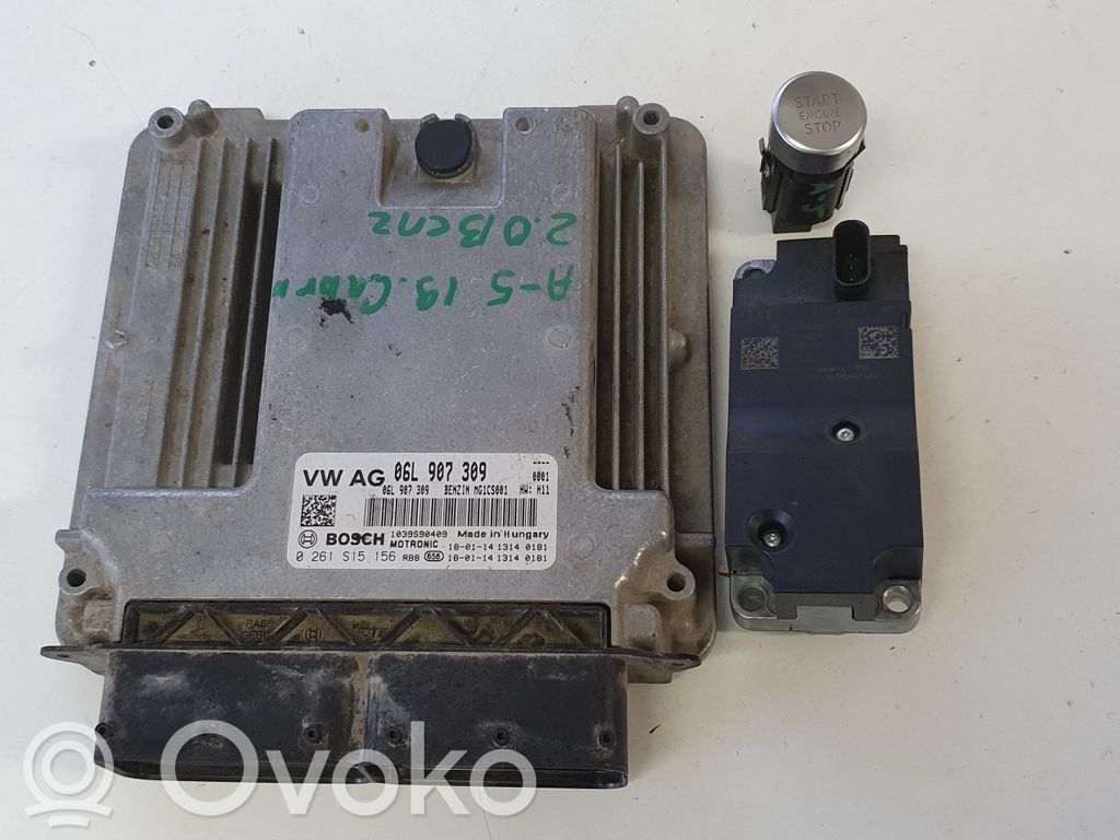 Unidad de control/módulo del motor   0261S15156,06L907309,3Q0905861A,8W2905217F