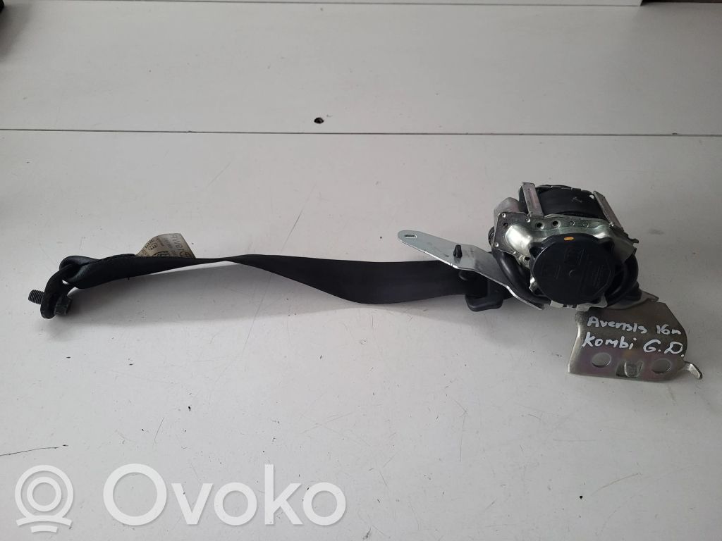 Toyota Avensis T270 Pas bezpieczeństwa fotela tylnego 