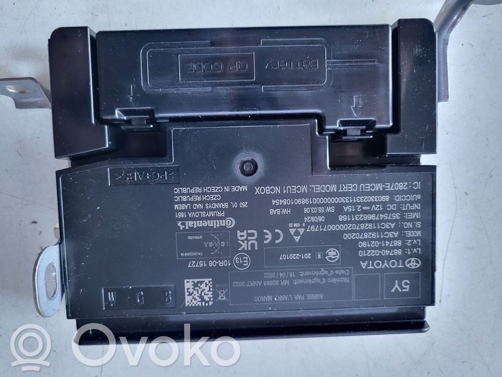 Toyota Yaris XP210 Other control units/modules 