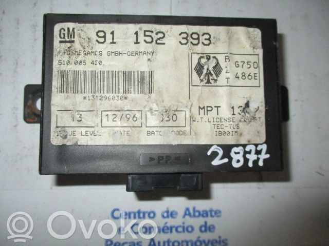 Opel Frontera A Ignition-blocking relay 