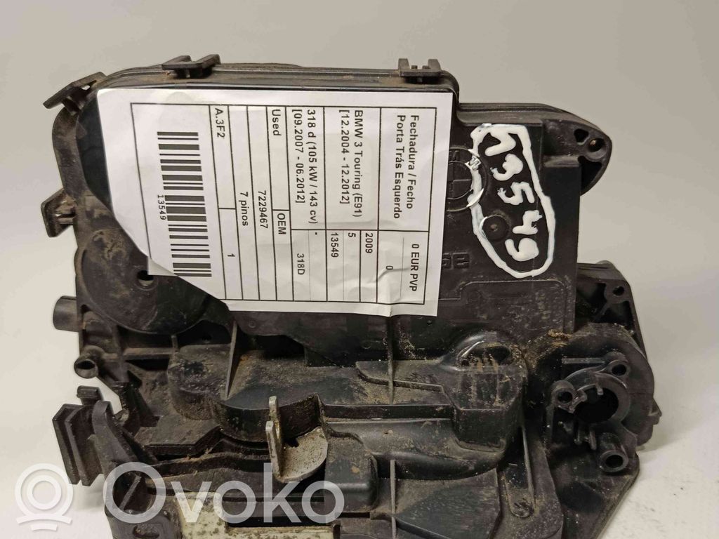 Serrure de porte arrière   7229467,7PINOS