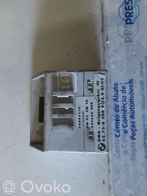 Moottorin ohjainlaite/moduuli   65758386932,INCLINACAOALARME