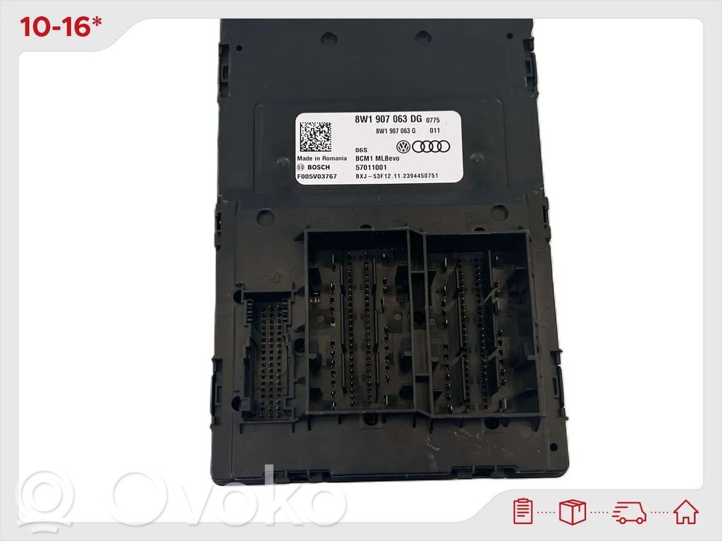 Audi A4 S4 B9 8W Korin keskiosan ohjainlaite 