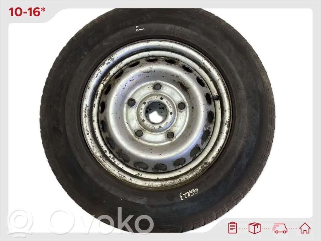 Roue de secours R16   BK211007DA,BK211007FB