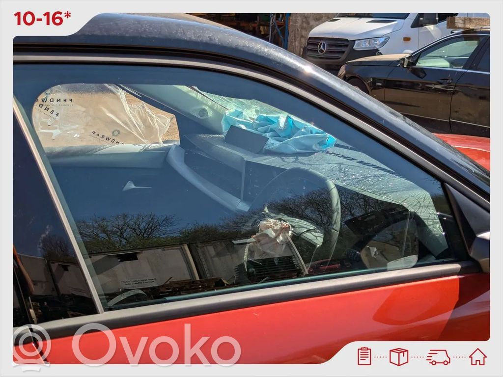 Opel Frontera Front door window glass four-door 